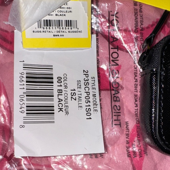 Marc Jacobs Black Nano Snapshot Charm - Picture 3 of 10